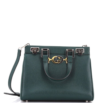 Gucci Zumi Top Handle Bag Leather Small