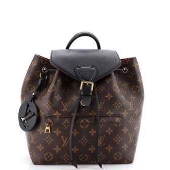 Louis Vuitton Montsouris NM Backpack Monogram Canvas with Leather PM