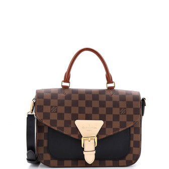 Louis Vuitton Beaumarchais Handbag Damier with Leather