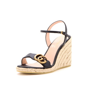 Gucci Women's Aitana Wedge Espadrilles Leather