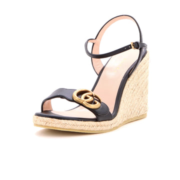 Gucci Women's Aitana Wedge Espadrilles Leather