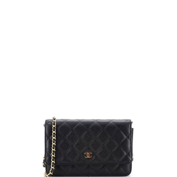 Chanel Wallet on Chain Quilted Caviar