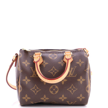 Louis Vuitton Speedy Bandouliere Bag Monogram Canvas Nano