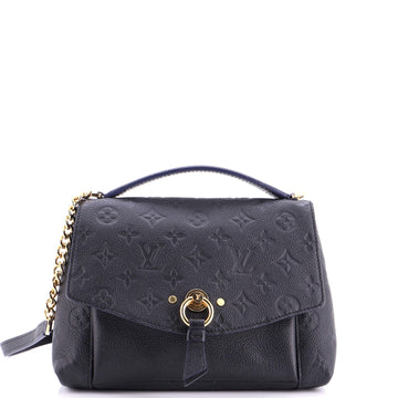 Louis Vuitton Blanche Handbag Monogram Empreinte Leather BB