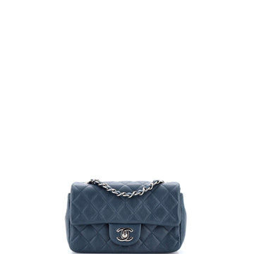 Chanel Classic Single Flap Bag Quilted Caviar Mini