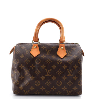 Louis Vuitton Speedy Handbag Monogram Canvas 25