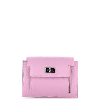 Hermes Kelly Pocket Compact Wallet Chevre Mysore