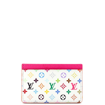 Louis Vuitton x Takashi Murakami Card Holder Monogram Multicolor with Leather