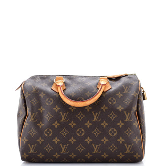 Louis Vuitton Speedy Handbag Monogram Canvas 30