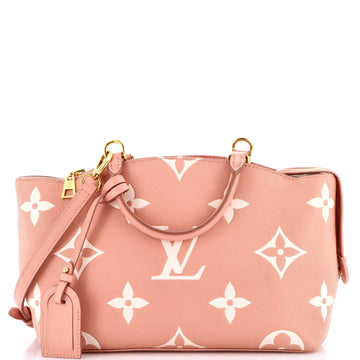 Louis Vuitton Petit Palais Handbag Bicolor Monogram Empreinte Giant
