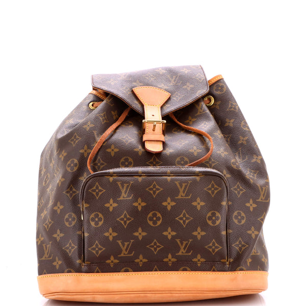 Louis Vuitton Vintage Montsouris Backpack Monogram Canvas GM  display picture 3