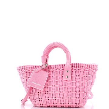 Balenciaga Bistro Panier Bag Woven Denim XS