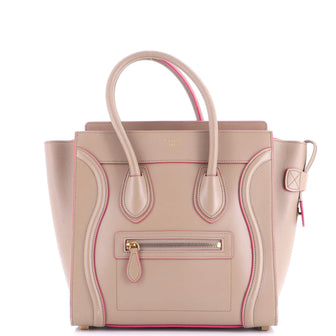 Celine Luggage Bag Grainy Leather Micro