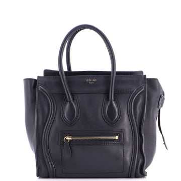 Celine Luggage Bag Smooth Leather Micro