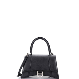 Balenciaga Hourglass Top Handle Bag Leather Small