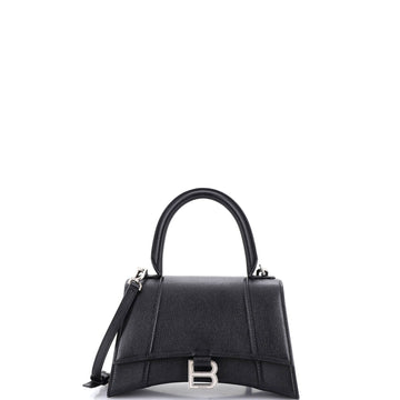 Balenciaga Hourglass Top Handle Bag Leather Small