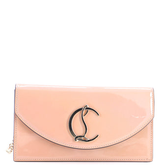 Christian Louboutin Loubi54 Chain Clutch Patent