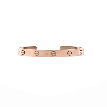 Cartier Love Cuff Bracelet 18K White Gold