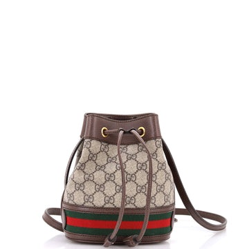 Gucci Ophidia Bucket Bag GG Coated Canvas Mini