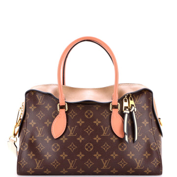 Louis Vuitton Tuileries Handbag Monogram Canvas with Leather