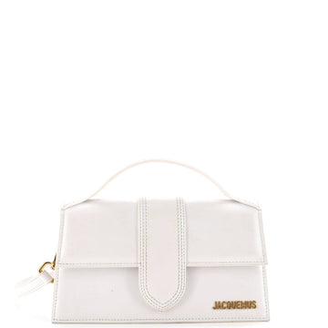 Jacquemus Le Bambino Top Handle Flap Bag Leather Long