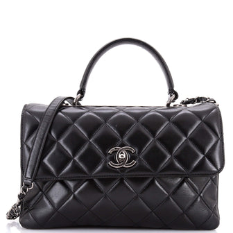 Chanel Trendy CC Top Handle Bag Quilted Lambskin Medium
