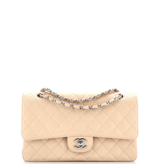 Chanel Classic Double Flap Bag Quilted Caviar Medium