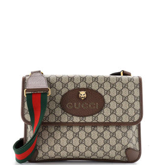Gucci Neo Vintage Flap Messenger GG Coated Canvas Medium