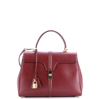 Celine 16 Top Handle Bag Smooth Calfskin Medium