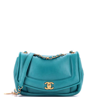 Chanel Vintage Puffy Flap Bag Lambskin Small