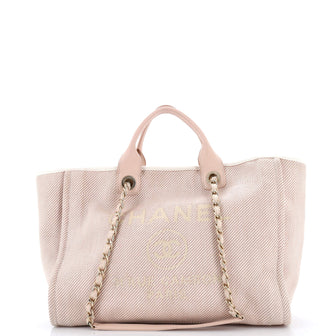 Chanel Deauville Tote Mixed Fibers Medium