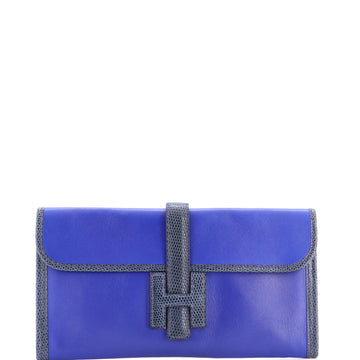 Hermes Jige Elan Clutch Swift with Lizard 29