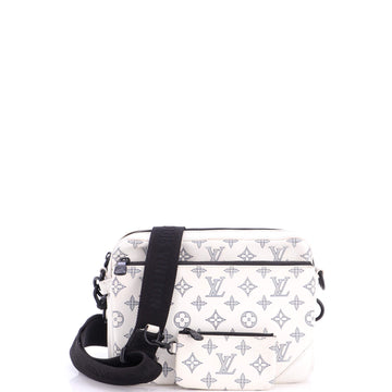 Louis Vuitton Trio Messenger Bag Monogram Shadow Leather