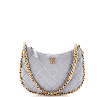 Chanel CC Chain Around Hobo Quilted Lambskin