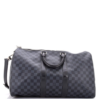 Louis Vuitton Keepall Bandouliere Bag Damier Cobalt 45