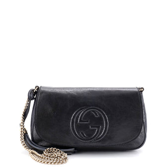 Gucci Soho Chain Crossbody Bag Leather Medium