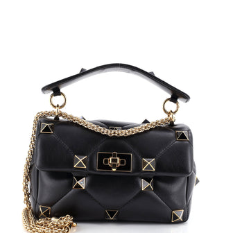 Valentino Garavani Roman Stud Flap Bag Quilted Leather Small