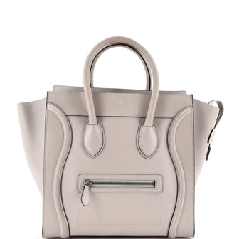 Celine Luggage Bag Smooth Leather Mini