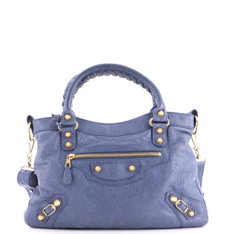 Balenciaga Town Giant Studs Bag Leather