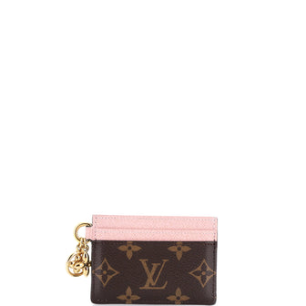 Louis Vuitton LV Charms Card Holder Monogram Canvas and Leather