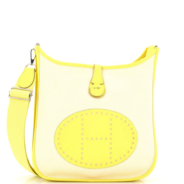 Hermes Evelyne Bag Gen III Toile and Leather PM