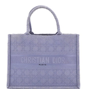 Christian Dior Book Tote Cannage Embroidered Canvas Medium