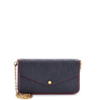 Louis Vuitton Felicie Pochette Monogram Empreinte Leather