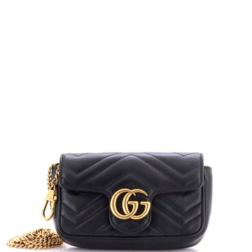 Gucci GG Marmont Flap Bag Matelasse Leather Super Mini