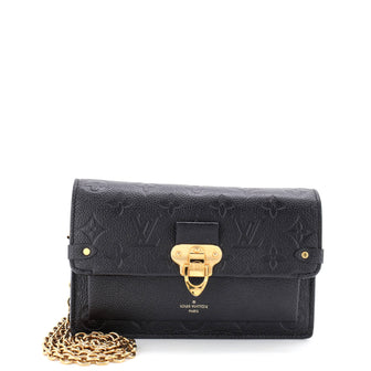 Louis Vuitton Vavin Chain Wallet Monogram Empreinte Leather