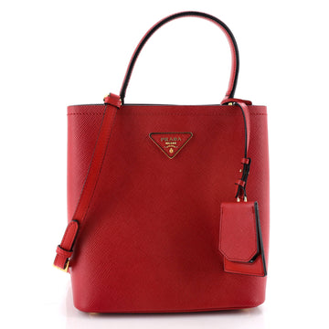 Prada Panier Bucket Bag Saffiano Leather Medium