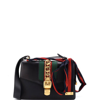 Gucci Sylvie Shoulder Bag Leather Small