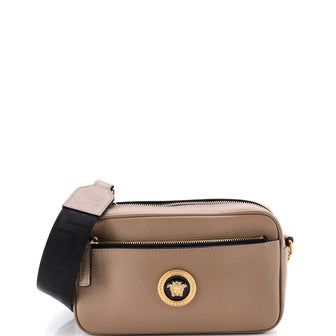 Versace Medusa Front Pocket Camera Bag Leather Small
