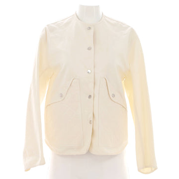 Hermes Women's Two Pocket Button Up Jacket Cotton Blend
