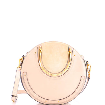 Chloe Pixie Crossbody Bag Leather and Suede Medium